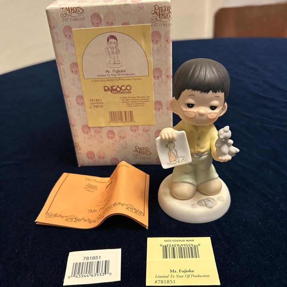 2000 Precious Moments limited edition Mr. Fujioka collectible figurine